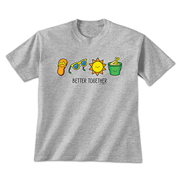 Sports Grey Better Together - Beach T-Shirts 