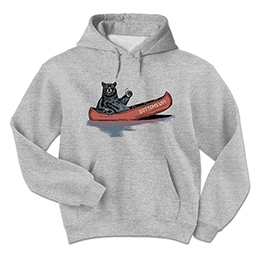 Sports Grey Bottoms Up Bear Hooded Sweatshirts 