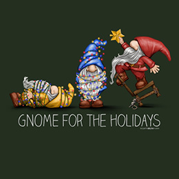 Forest Green Gnome for the Holidays T-Shirt 