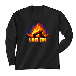 Black Log On T-Shirt 