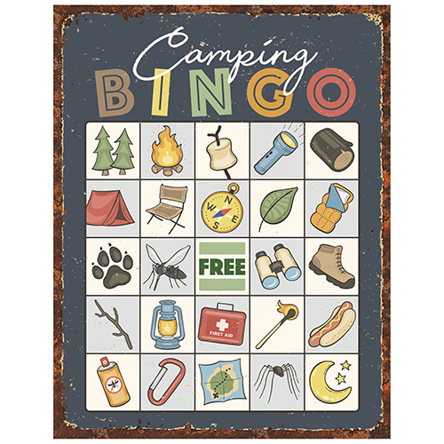 Camping Bingo