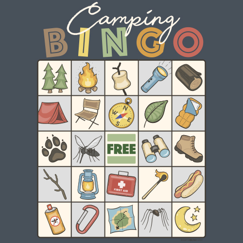 Camping Bingo