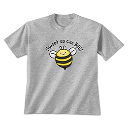 Sports Grey Sweet as can BEE T-Shirt 