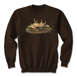 Dark Chocolate Play Dirty Dog Sweatshirts 