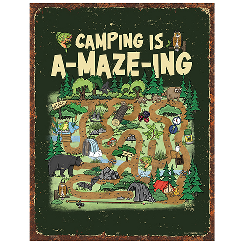 Camping is A-MAZE-ing