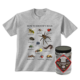 Sports Grey How to Identify Bugs T-Shirts 