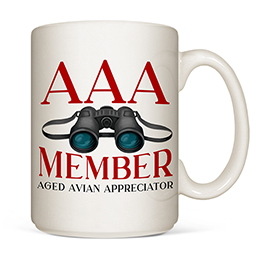 White AAA Member Mugs 