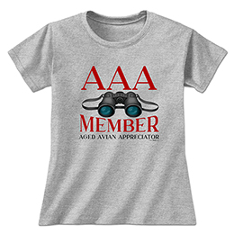 Sports Grey AAA Member Ladies T-Shirts 
