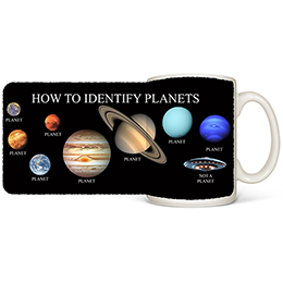 White How to Identify Planets Coffee Mugs 