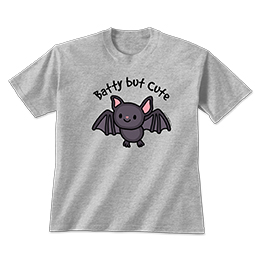 Sports Grey Batty But Cute T-Shirt 