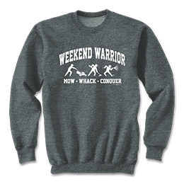 Dark Heather Weekend Warrior Sweatshirts 
