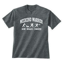 Dark Heather Weekend Warrior T-Shirts 