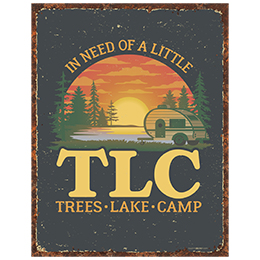 NA TLC - Camp Tin Sign 
