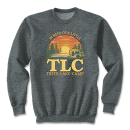 Dark Heather TLC - Camp Sweatshirts 