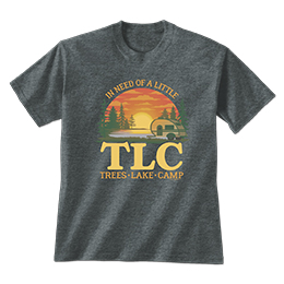 Dark Heather TLC - Camp T-Shirt 