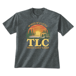 Dark Heather TLC - Camp T-Shirts 