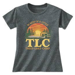 Dark Heather TLC - Camp Ladies T-Shirts 