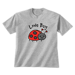Sports Grey Love Bug T-Shirts 