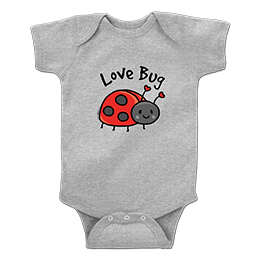 Sports Grey Love Bug T-Shirt 