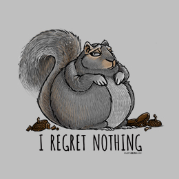 Sports Grey I Regret Nothing T-Shirt 