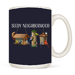 White Seedy Neighboorbood Mugs 