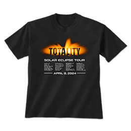 Black Totality Eclipse Tour T-Shirts 