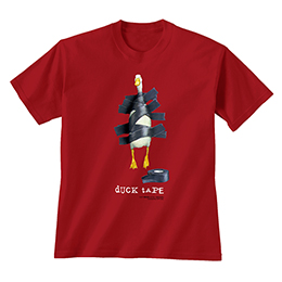 Cardinal Red Duck Tape T-Shirts 