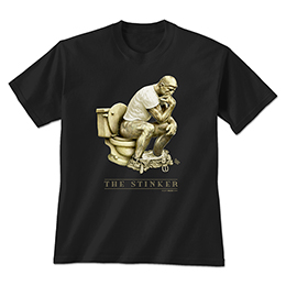 Black The Stinker T-Shirts 