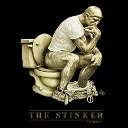 Black The Stinker T-Shirt 