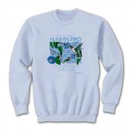 Light Blue Advice Hummingbird Sweatshirts 