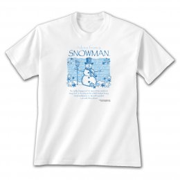 White Advice Snowman T-Shirts 