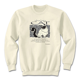 Sand Advice From A Cat Sweatshirts 