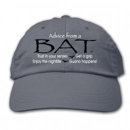 Columbia Blue Advice From A Bat Embroidered Hats 
