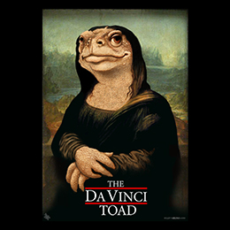 Black Da Vinci Toad T-Shirt 