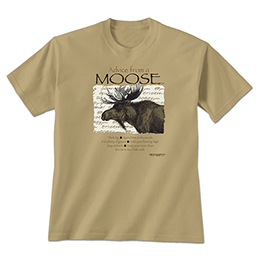 Tan Advice Moose T-Shirts 