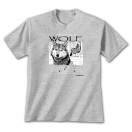 Sports Grey Advice From A Wolf T-Shirts 