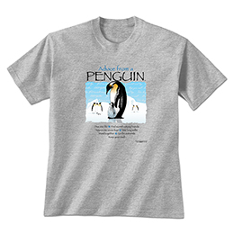 Sports Grey Advice from a Penguin T-Shirts 