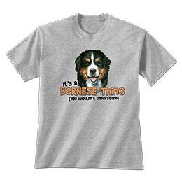 Sports Grey Bernese Thing T-Shirts 