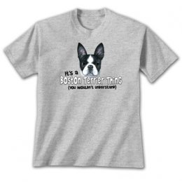 Sports Grey Boston Terrier Thing T-Shirts 