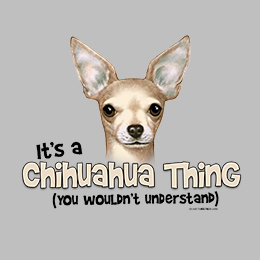 Sports Grey Chihuahua Thing T-Shirt 