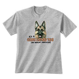 Sports Grey German Shepherd Thing T-Shirts 