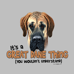 Sports Grey Great Dane Thing T-Shirt 