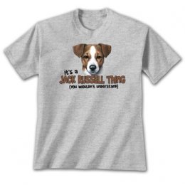 Sports Grey Jack Russell Thing T-Shirts 