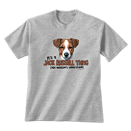 Sports Grey Jack Russell Thing T-Shirts 