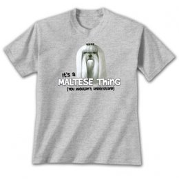 Sports Grey Maltese Thing T-Shirts 