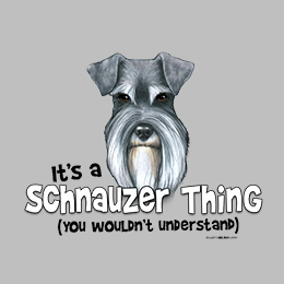 Sports Grey Schnauzer Thing T-Shirt 