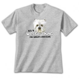 Sports Grey Westie Thing T-Shirts 