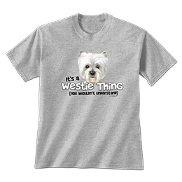 Sports Grey Westie Thing T-Shirts 