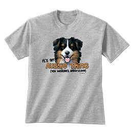 Sports Grey Aussie Thing T-Shirts 