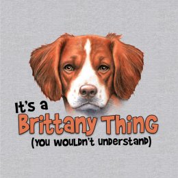 Sports Grey Brittany Thing T-Shirt 
